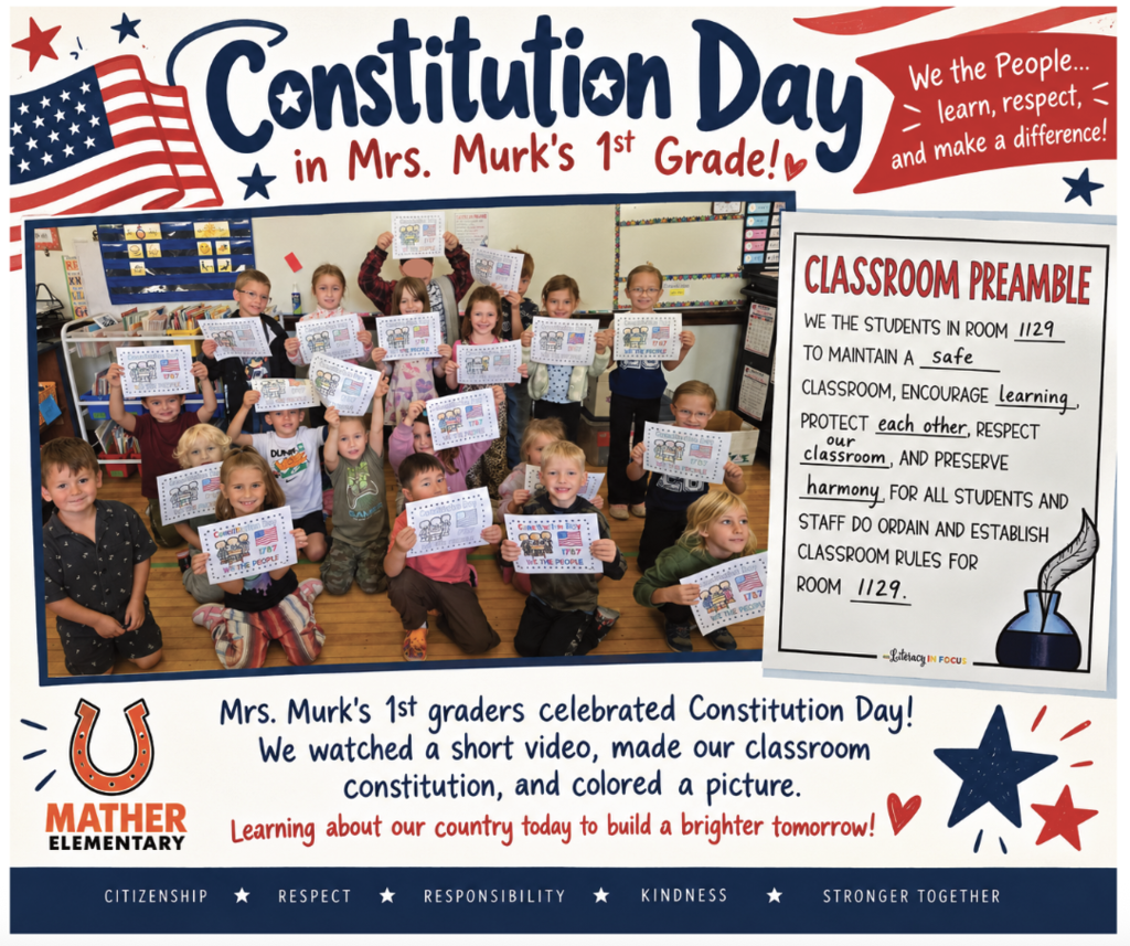 Mather Celebrates Constitution Day!