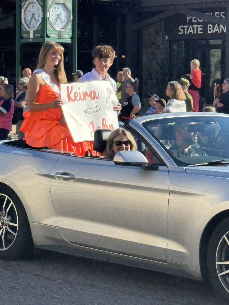 Mustang Spirit at the Homecoming Parade!