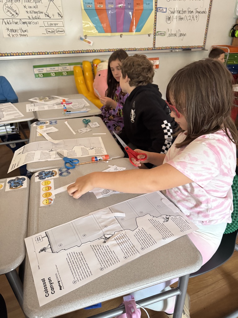 Colossal Canyon Mystery Science investigation in 4th Grade