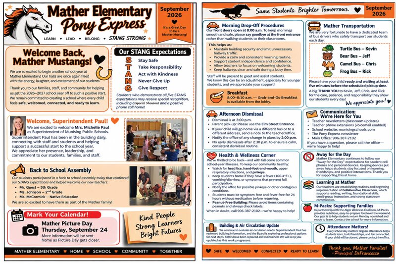 September 2026 Pony Express