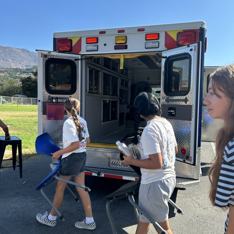 looking inside ambulance