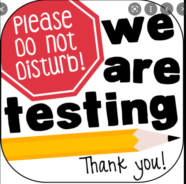 Test Taking Season | Murray County Central Schools for Testing Do Not Disturb Sign Printable Free