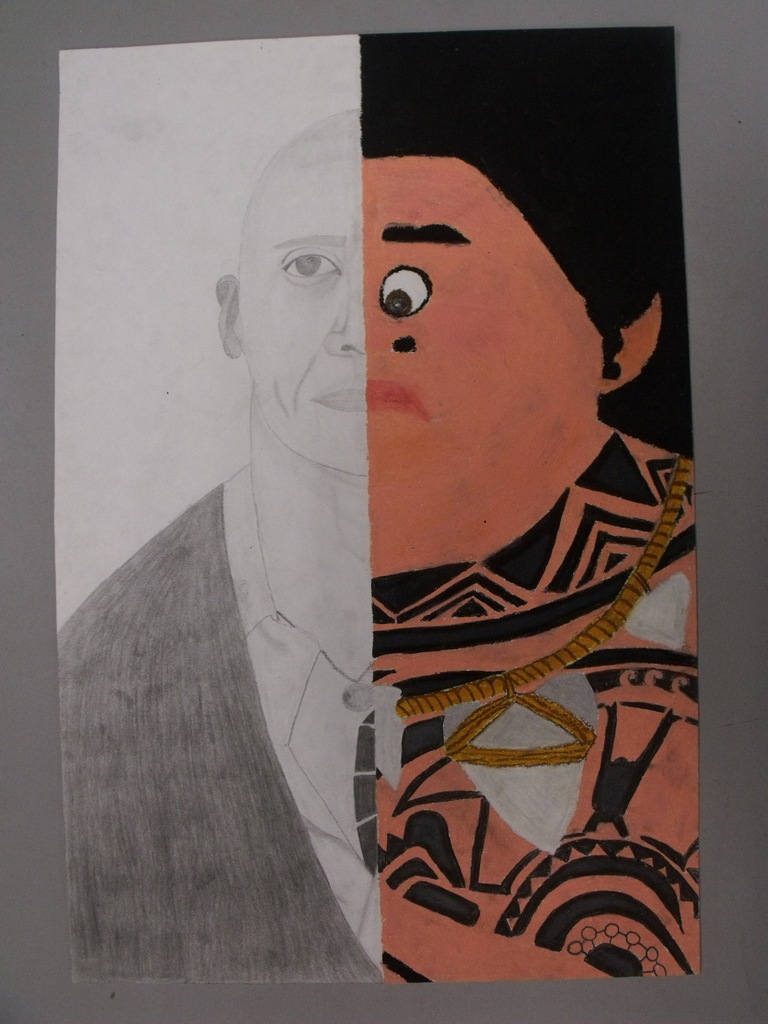 Abstract Realistic Portrait