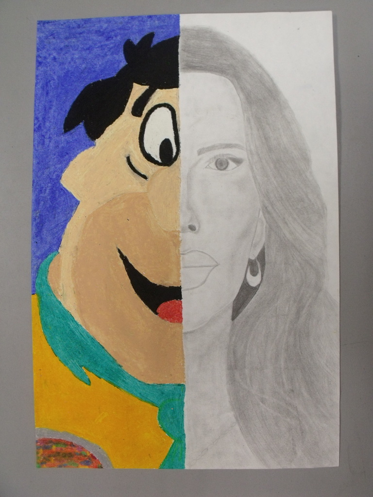 Abstract Realistic Portrait
