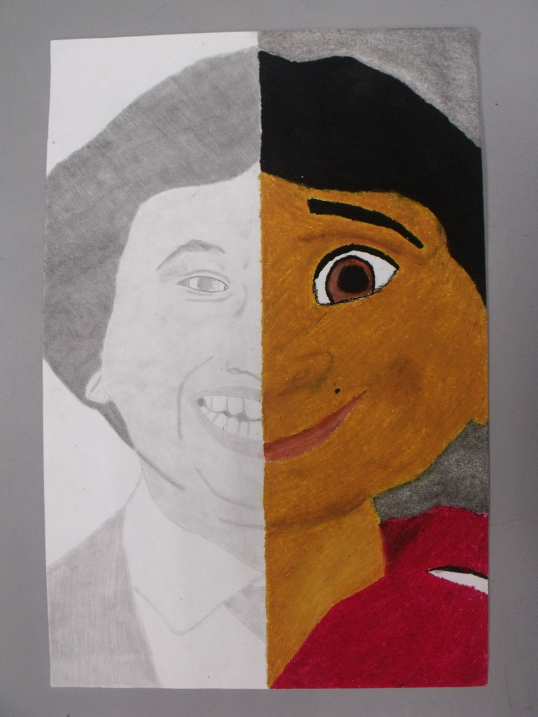 Abstract Realistic Portrait