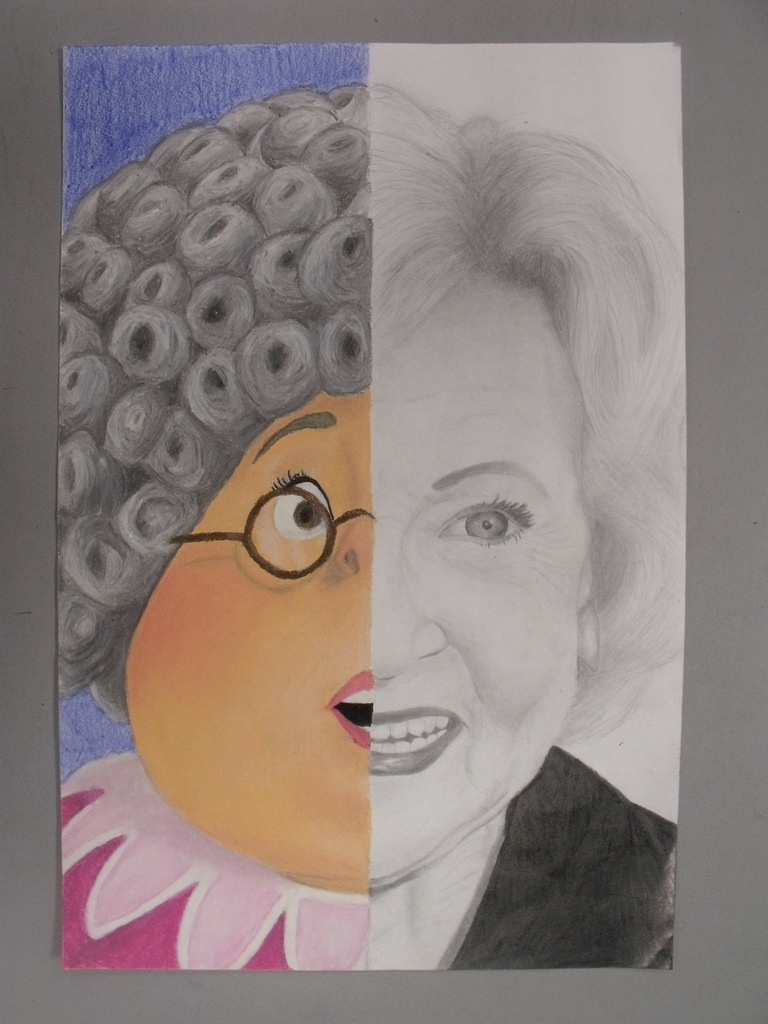 Abstract Realistic Portrait