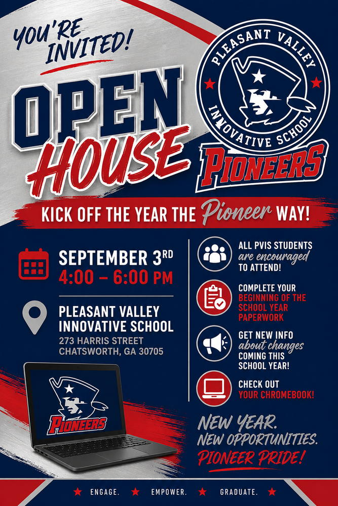 PVIS Open House Info Summer 2026