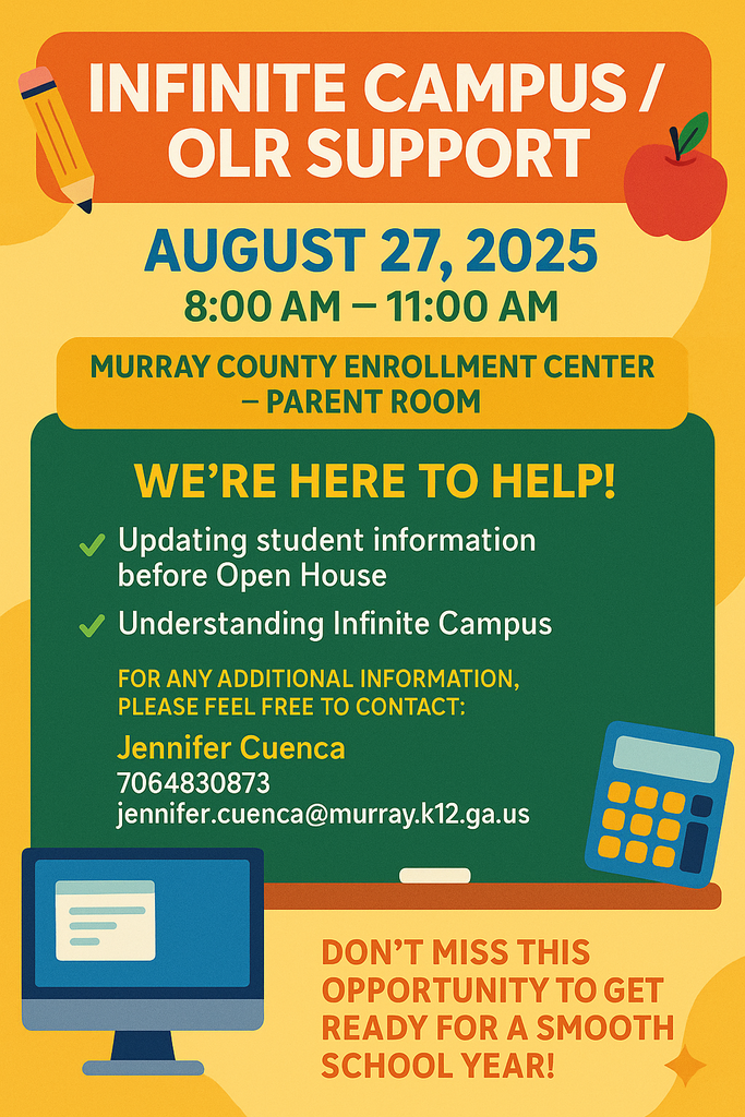 Online Registration Support offered  at the Enrollment Center August 27 from 8-11 am
