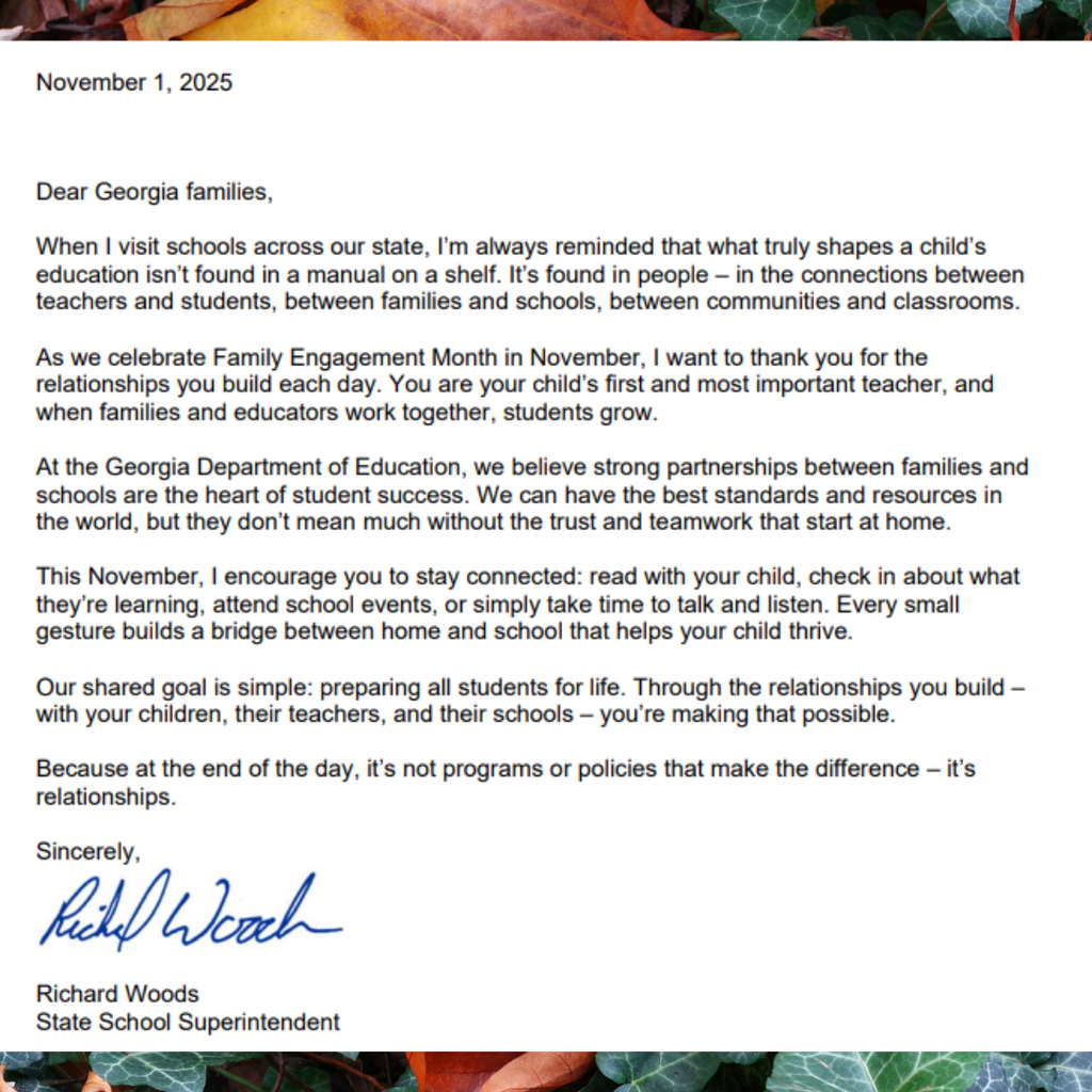 National Family Engagement Month