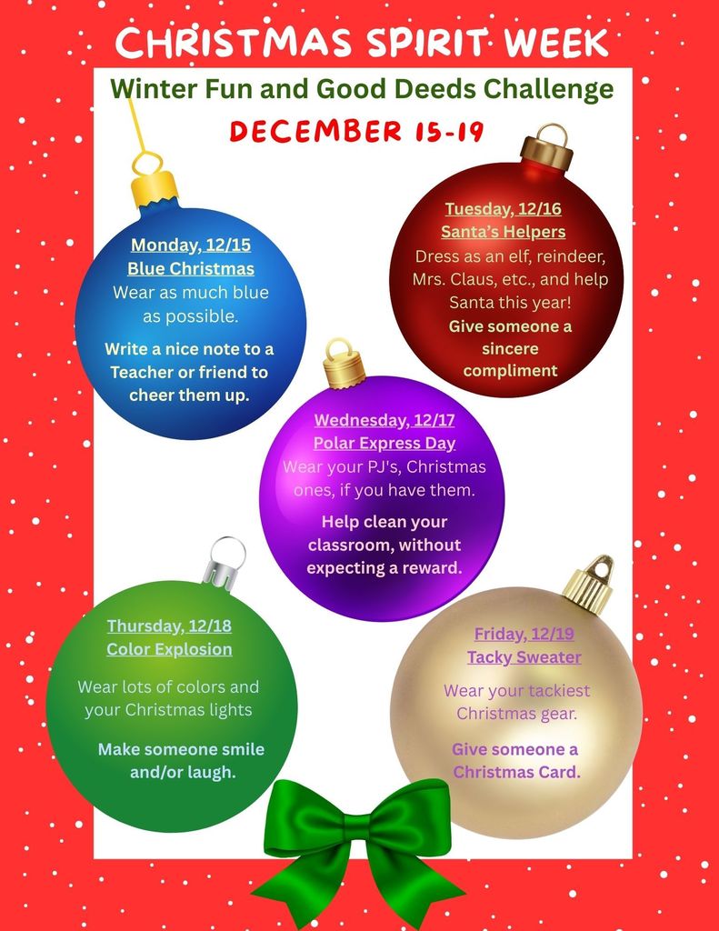 Christmas Spirit Week