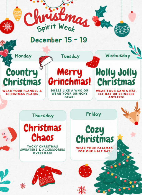 Christmas Spirit Week
