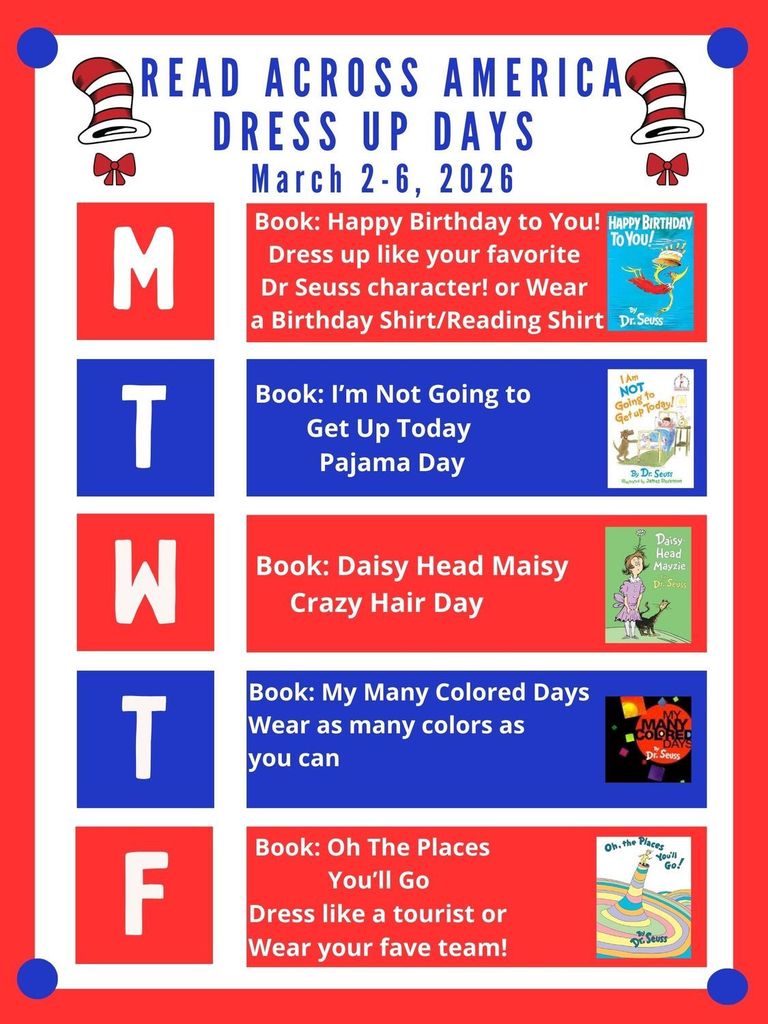 Dr Seuss Dress up days