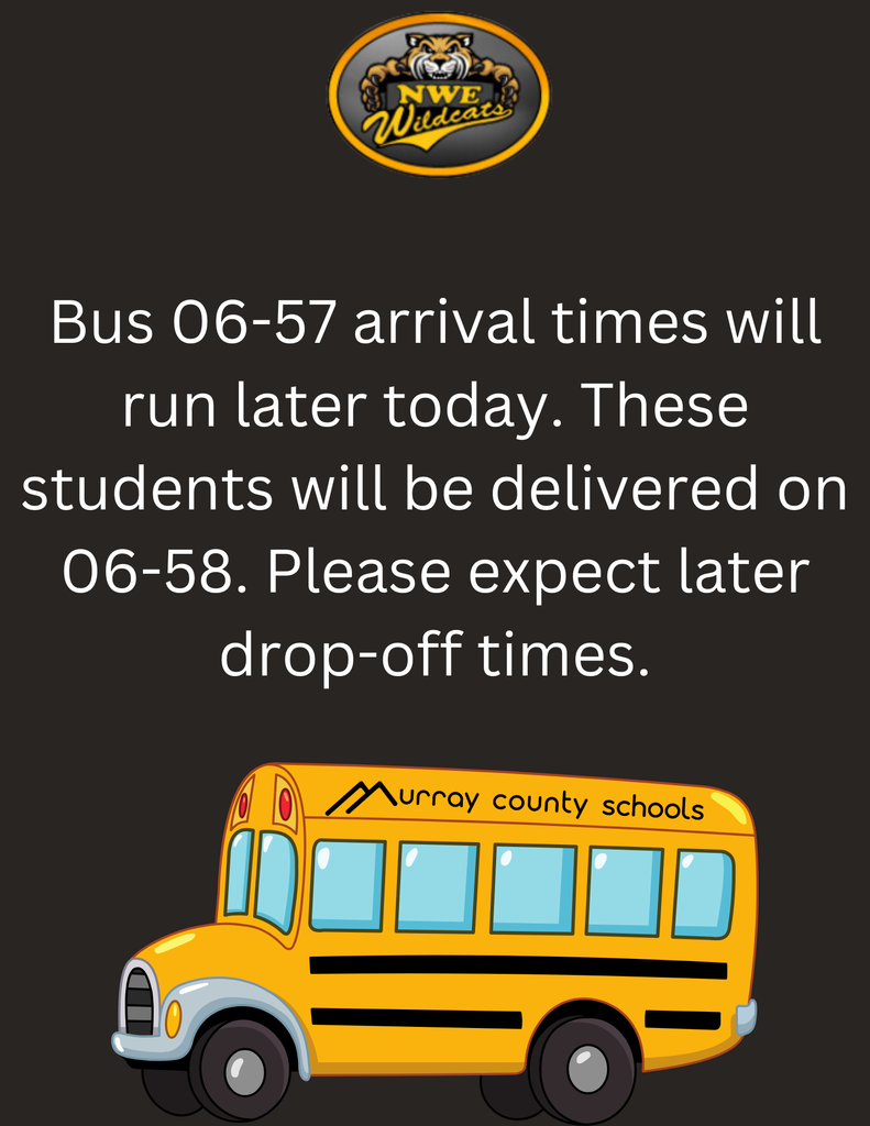 Students that ride 11-68 will drop off later today at normal times