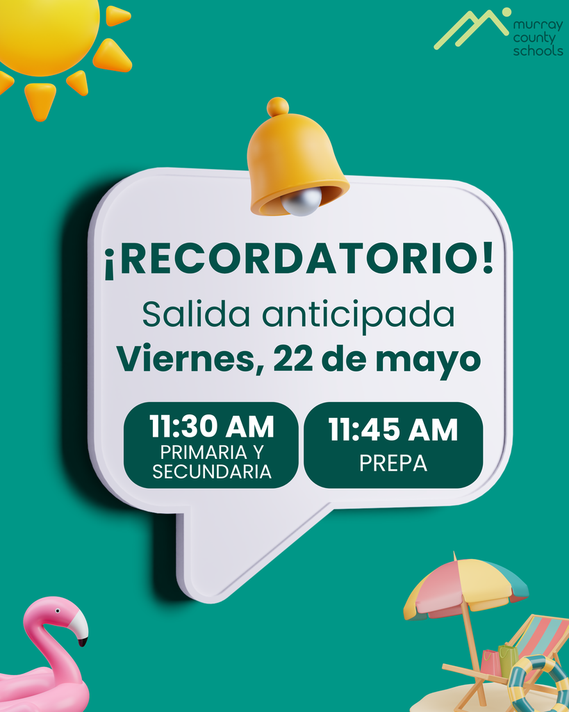 Spanish last day dismissal flyer