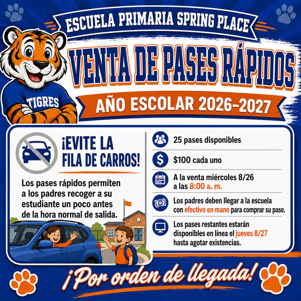 Spanish announcement