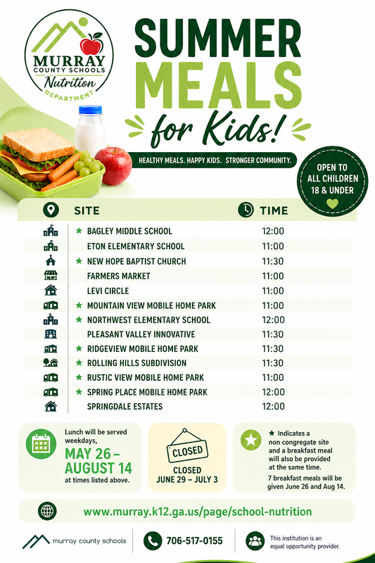 Summer Meals English