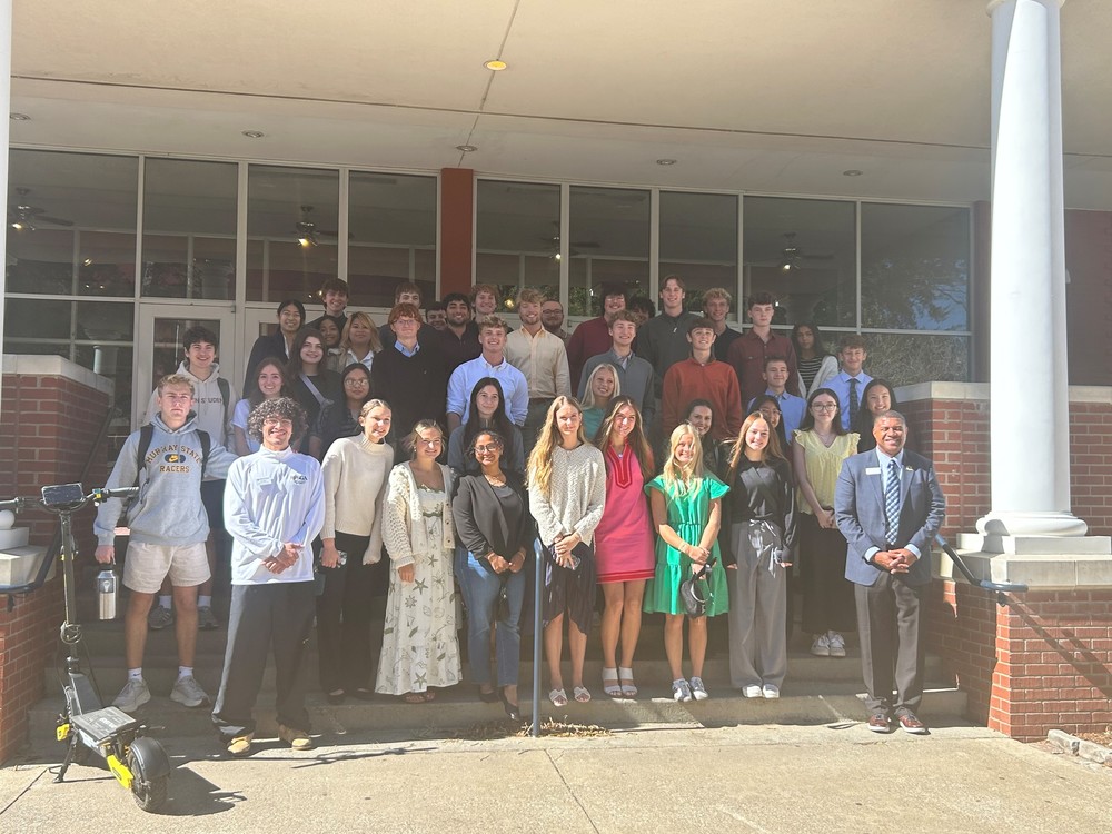 msu president with leadership tomorrow