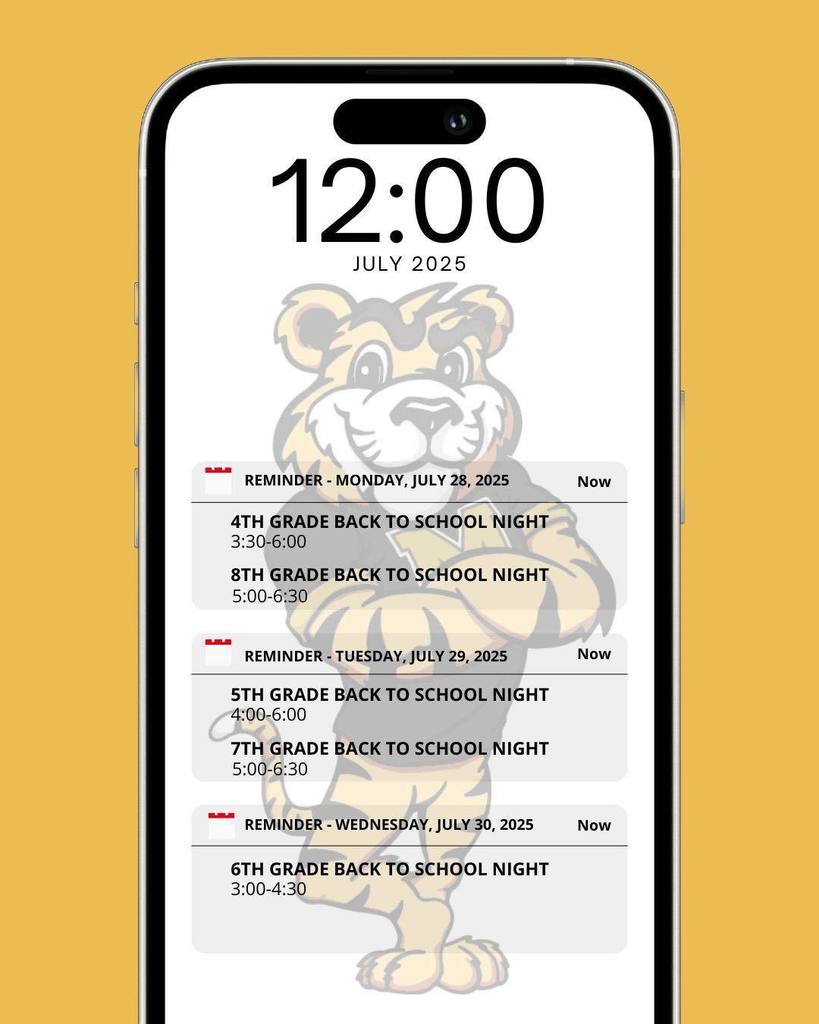 Back to School Nights