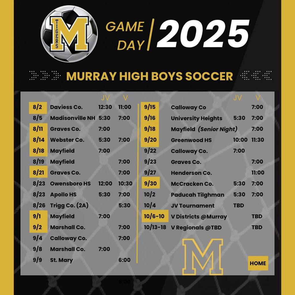 Murray High Boys Soccer