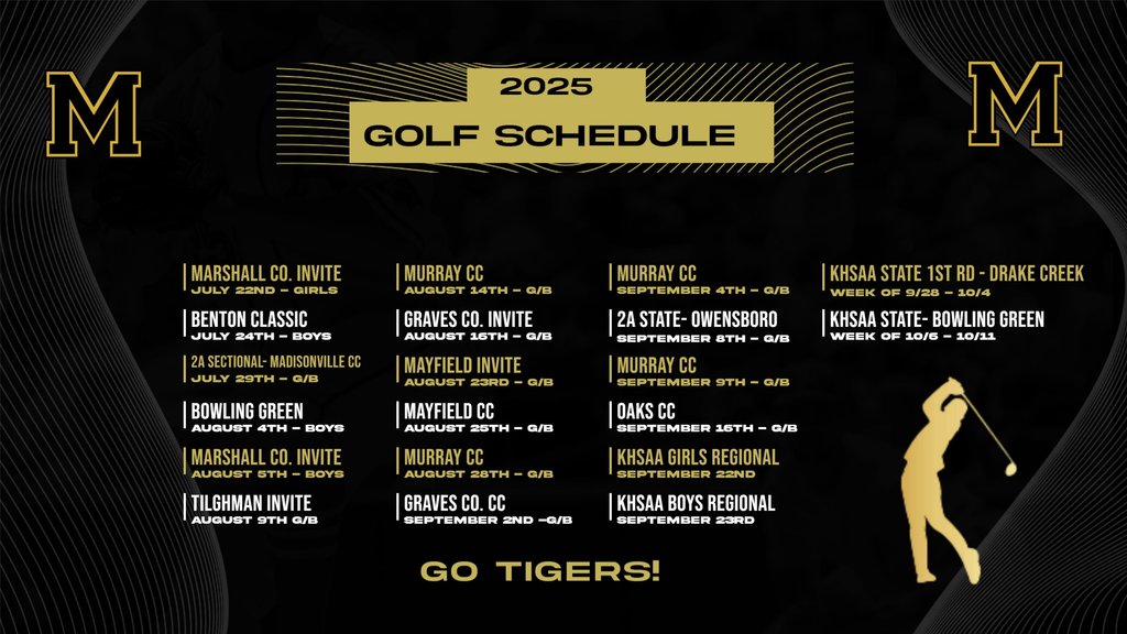 Murray High Golf Schedule