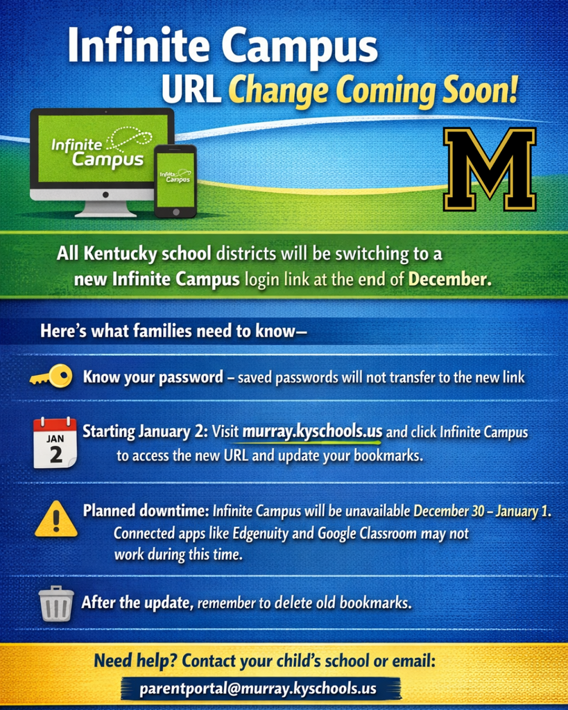 Infinite Campus URL Change Coming Soon!