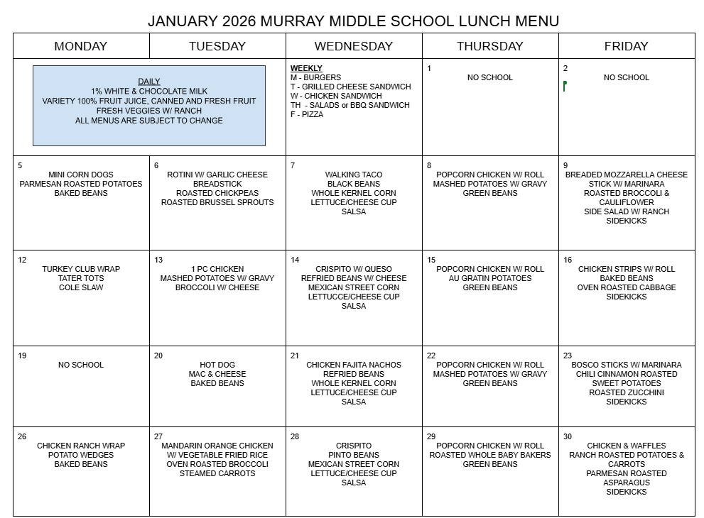 MMS Lunch Jan