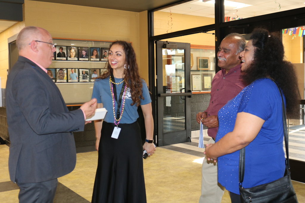 dr m speaking to director and parents