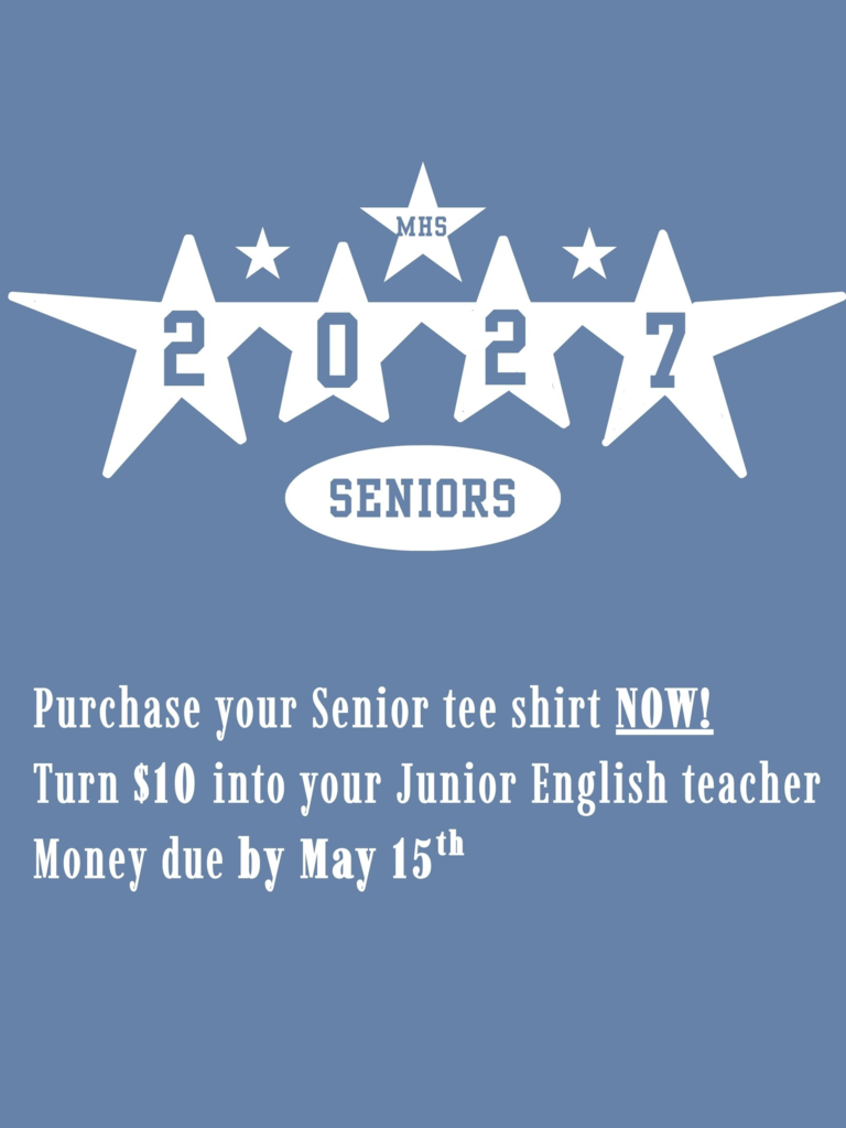 Class of 2027 Senior Shirts For Sale
