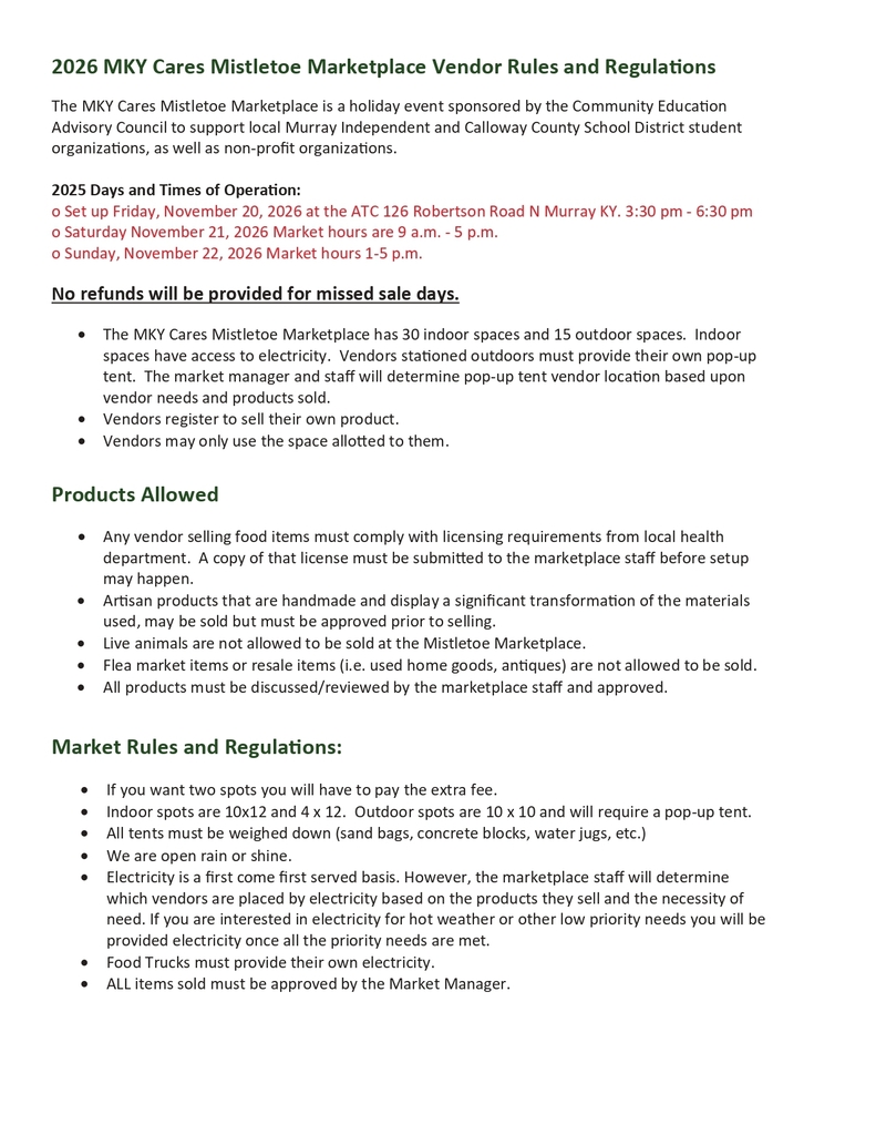 vendor form information
