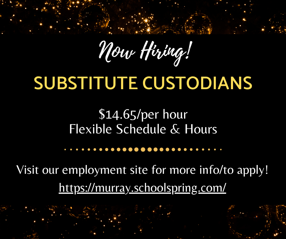 Substitute Custodians Job Posting