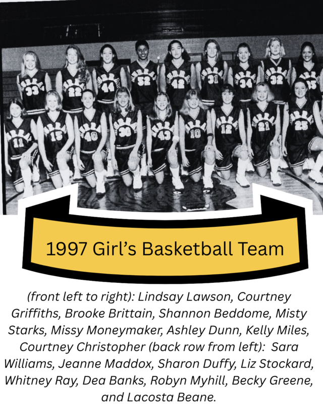 1997 Girls Basketball Team