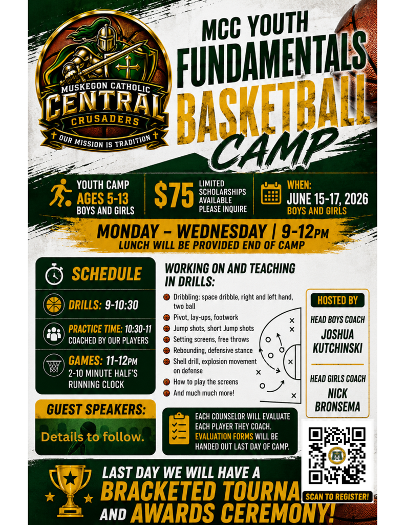 Summer Basketball Camp flyer