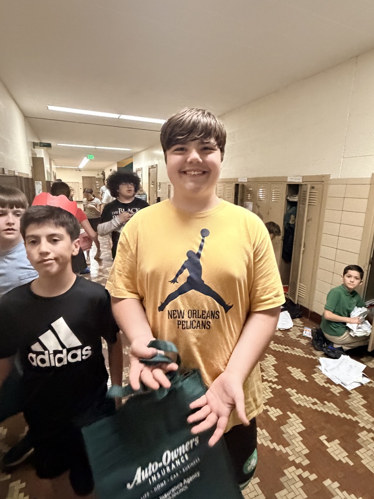Middle School locker clean out