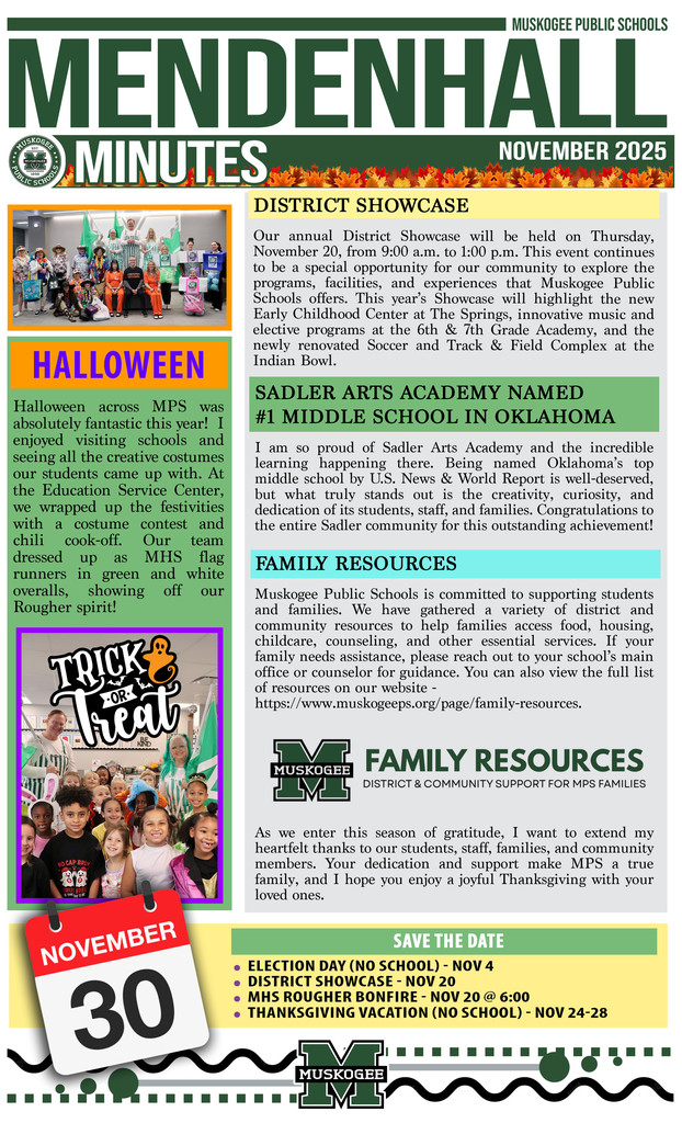 Mendenhall Minutes November 2025