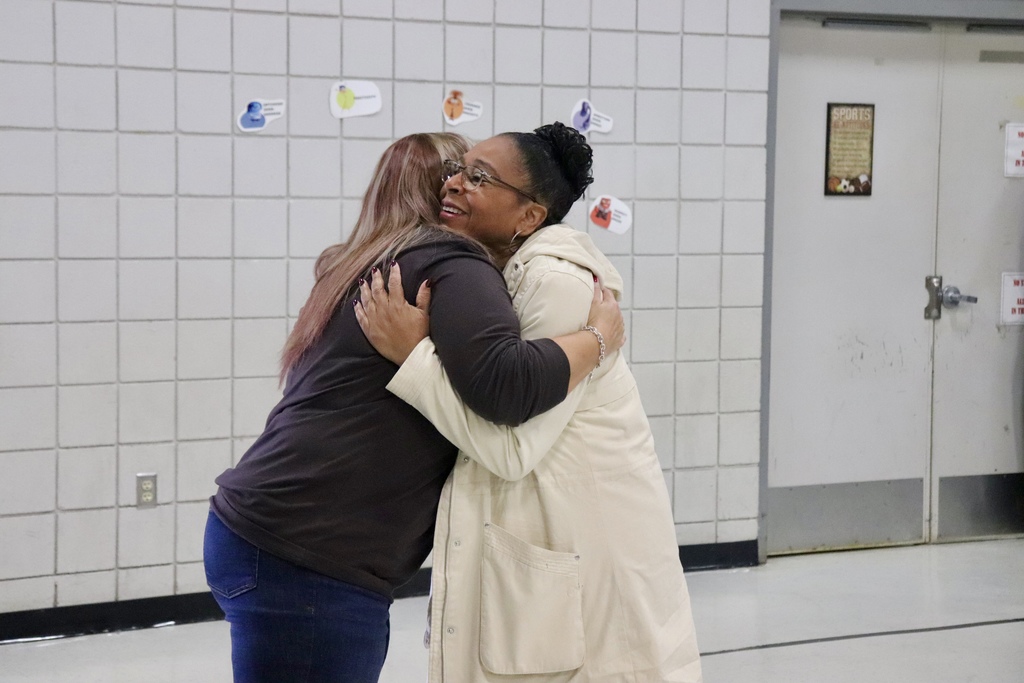 Teacher/Principal Hugging