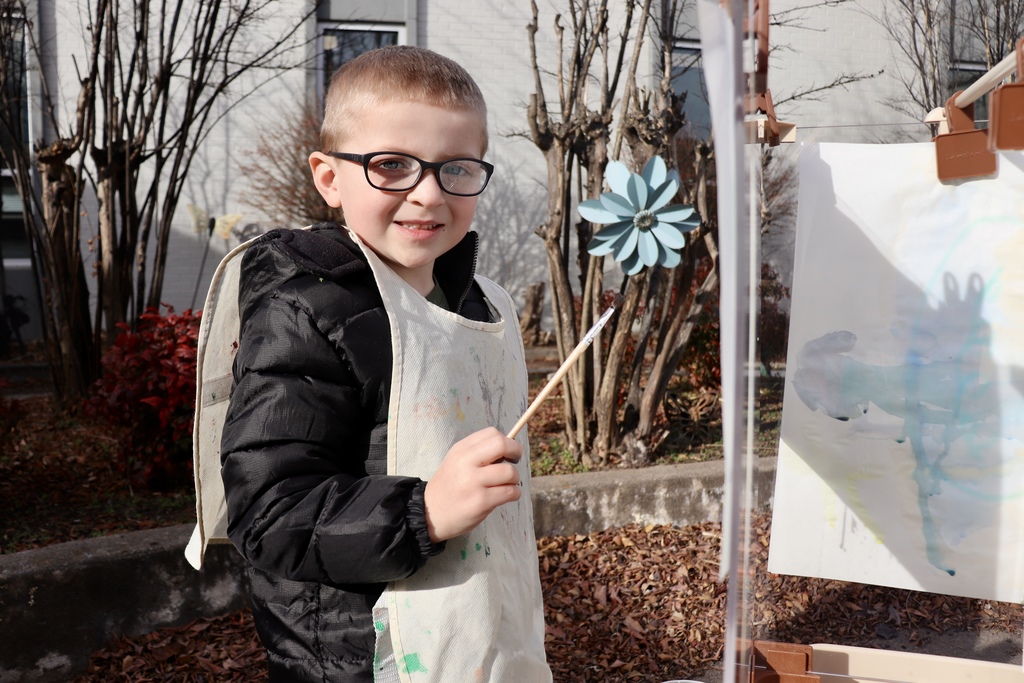 Kids Playing Outside 