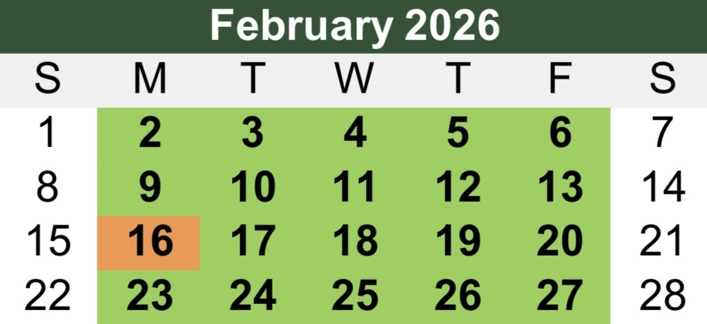 February Calendar 