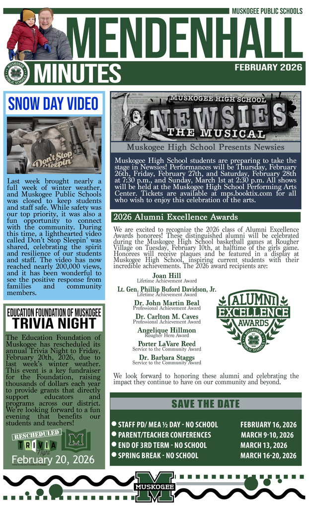 Mendenhall Minutes February 2026