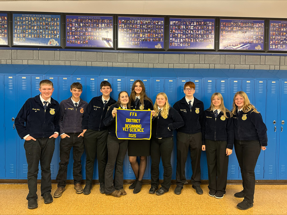 FFA Members holding Award