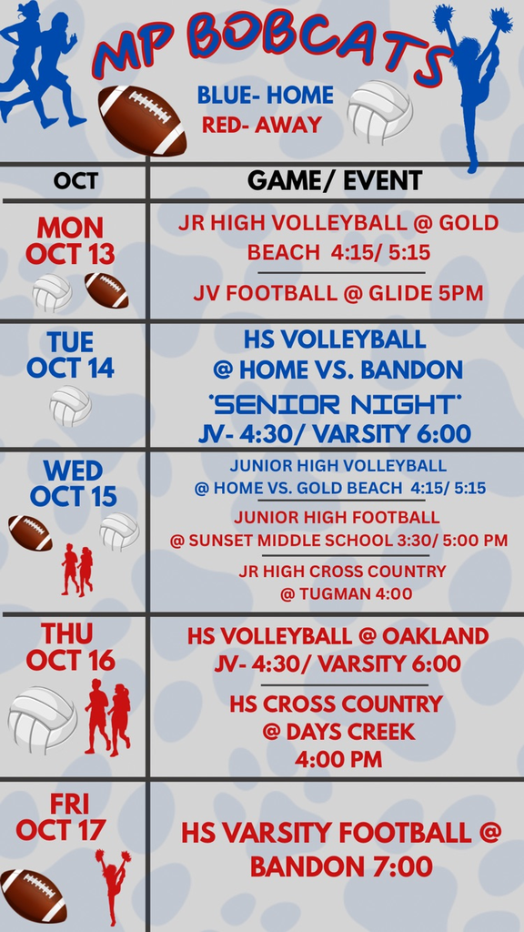 athletic schedule