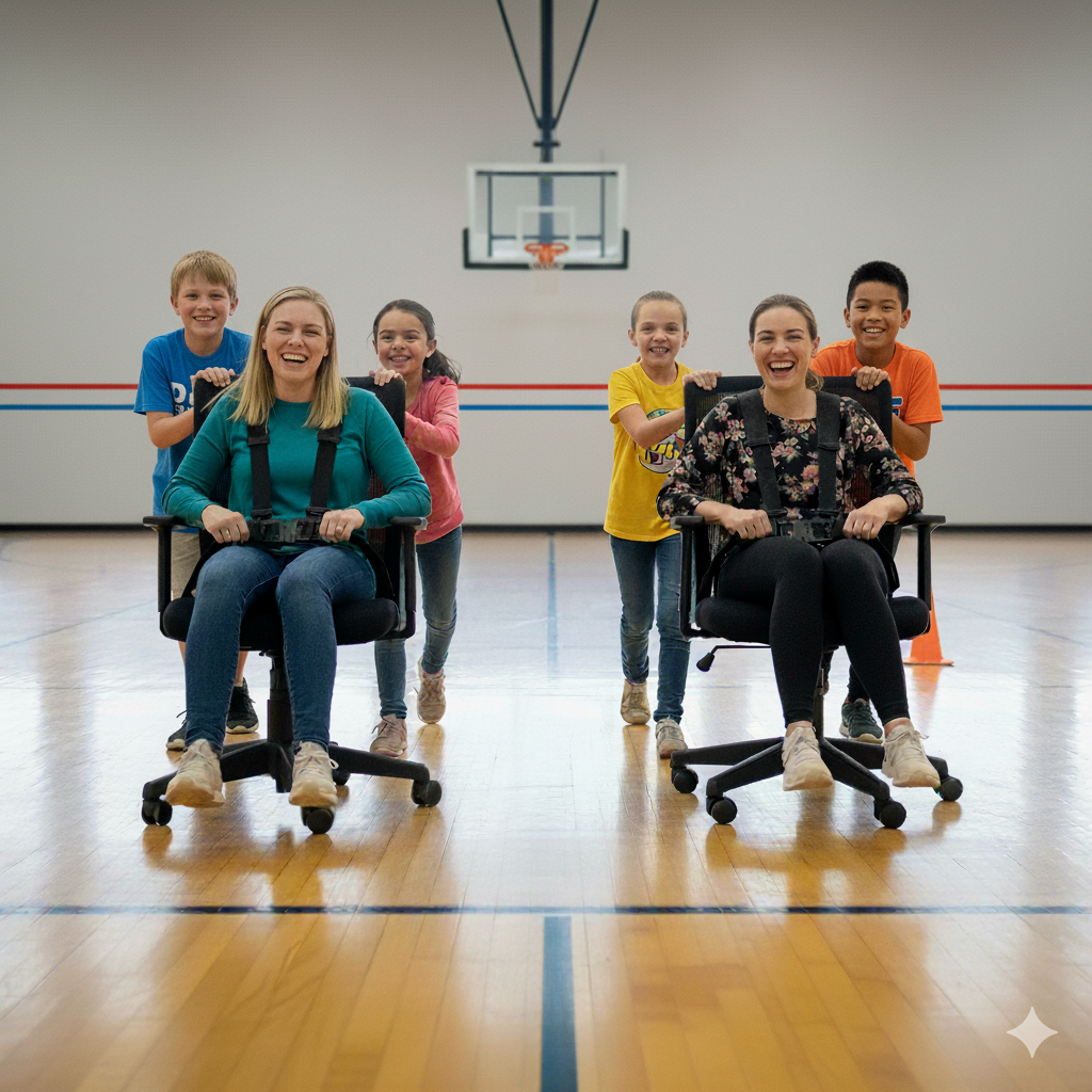 The Myrtle Crest Coin Drive has been extended! We’re getting closer to our goal of collecting enough donations to give every Myrtle Crest student a FREE yearbook — but we’re not there yet! So far, four classes have crushed their $200 goal: Mrs. Cunningham’s, Mrs. Howell’s, Mrs. Miller’s, and Mrs. Marshall’s classes — way to go! To make things even more fun, we’ve added a new incentive (and a little more time). The new deadline is November 7th, and if we hit our schoolwide goal, Principal Backman and one or two brave teachers will be strapped into office chairs and raced across the gym! Let’s make it happen! Send in your coins and help every student get a yearbook — and help us see who wins the Great Myrtle Crest Chair Dash!