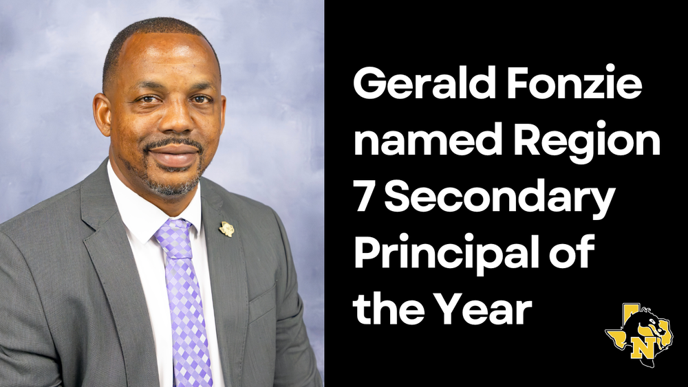 Gerald Fonzie named Region 7 Secondary Principal of the Year