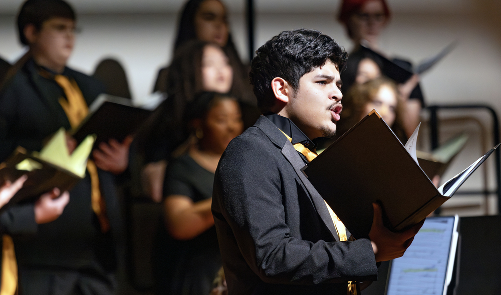 Choir performer from Nacogdoches High School