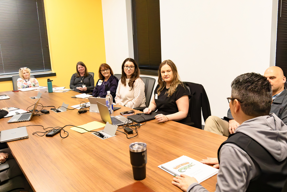 NHS and Lamar State College officials meet