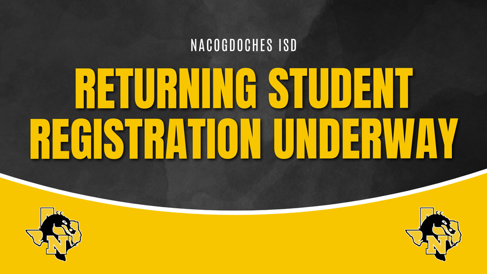 Returning student registration underway