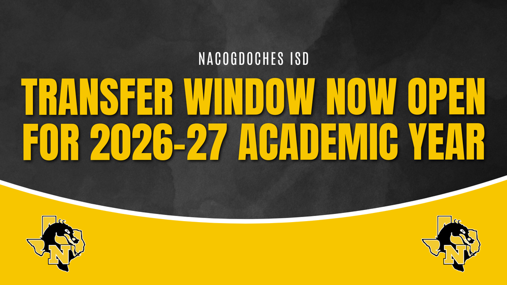 Transfer window now open for 2026-27 academic year