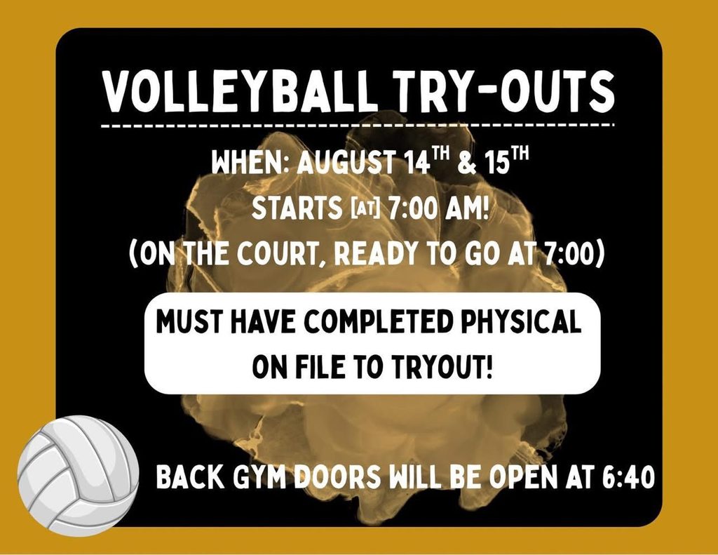 2025 McMichael volleyball tryouts