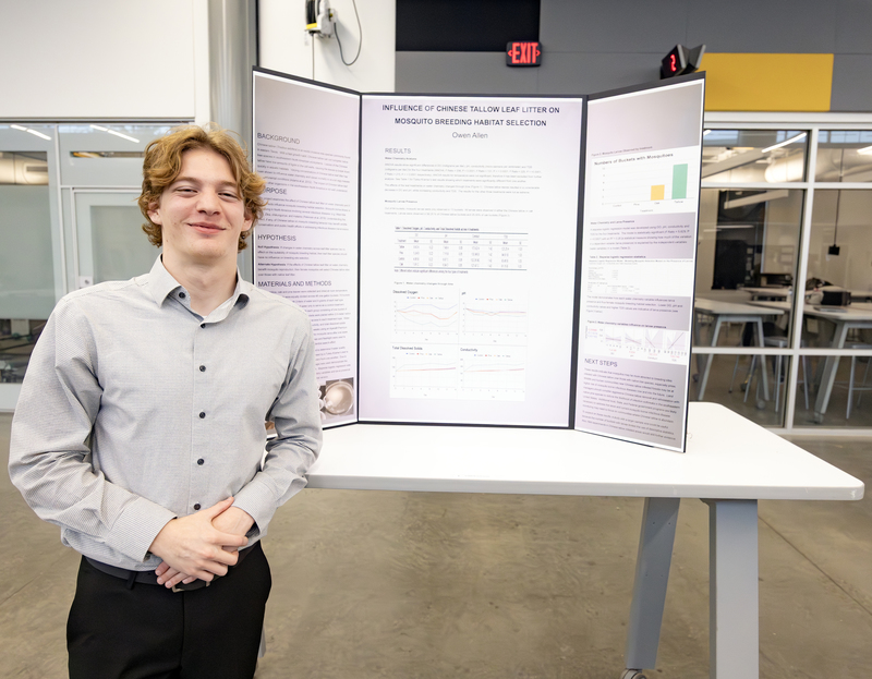 Owen Allen with project