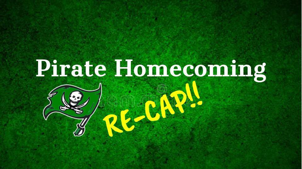 Homecoming Recap Flyer