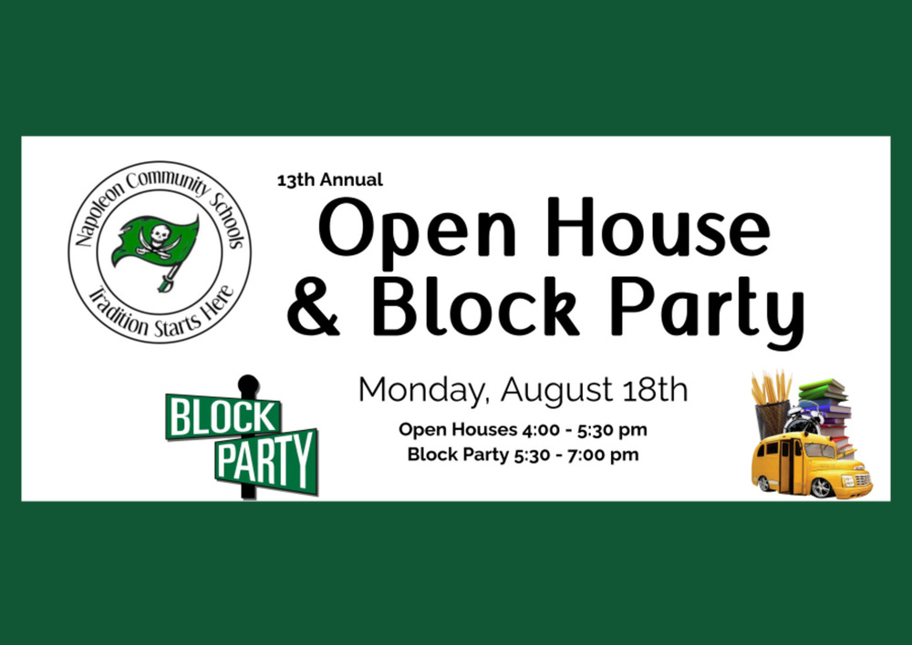 Block Party Open House Ad 8/18/25
